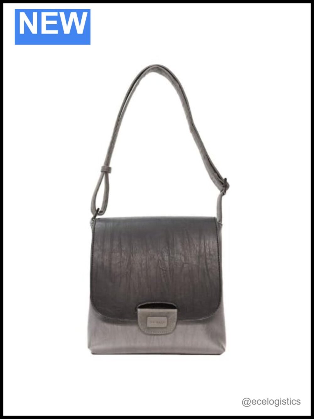 Liz Soto Amy Medium Crossbody Purse - Faux Leather Vegan Sling